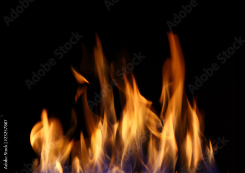 Burning fire  may be used as background