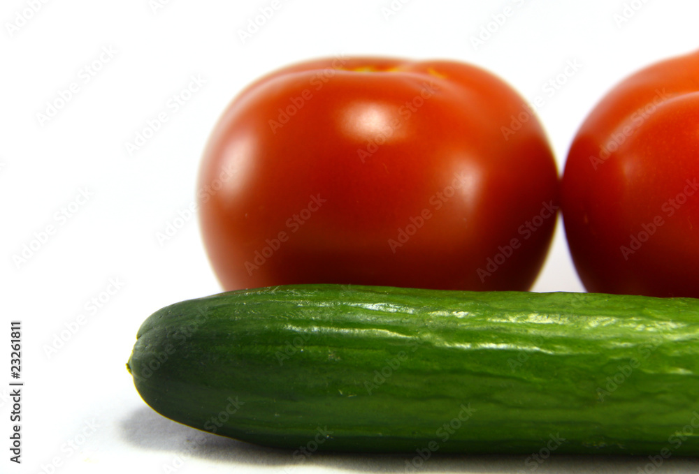 tomatoes, cucumbers,