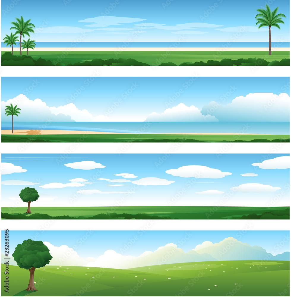 Nature landscape background