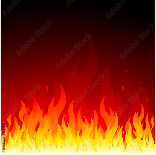 Vector fire background