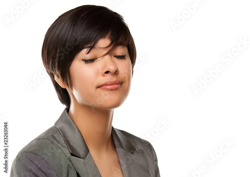 Pretty Multiethnic Girl Hea...