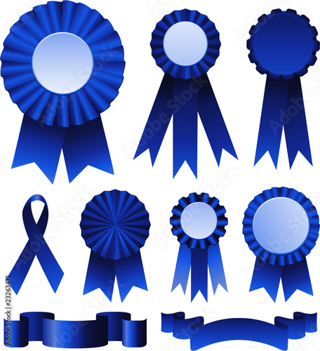 First place vector ribbon