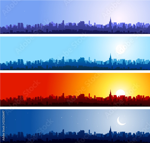 New York City skylines