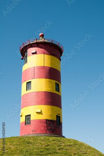 Leuchtturm in Pilsum (deutsche Nordseeküste)
