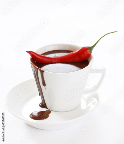 hot chocolate with chili