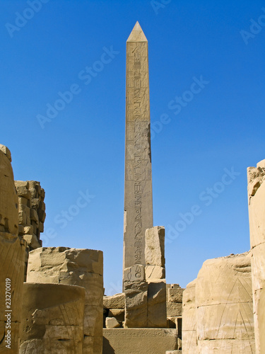 Ancient Obelisk at Karnak Temple, Luxor