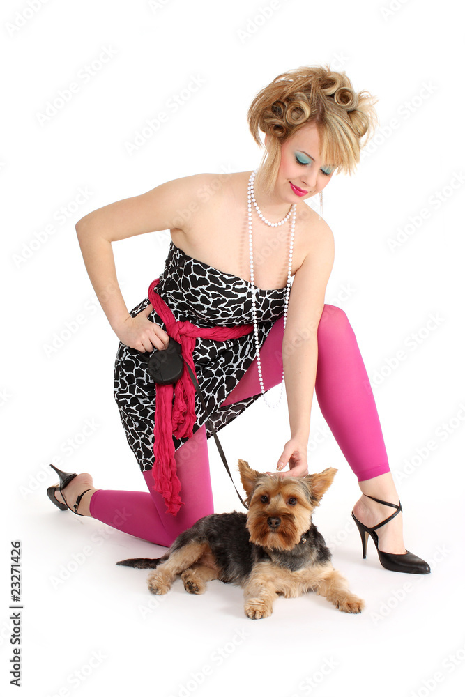 Hund streicheln StockFoto Adobe Stock