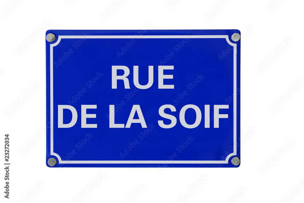 Rue de la soif