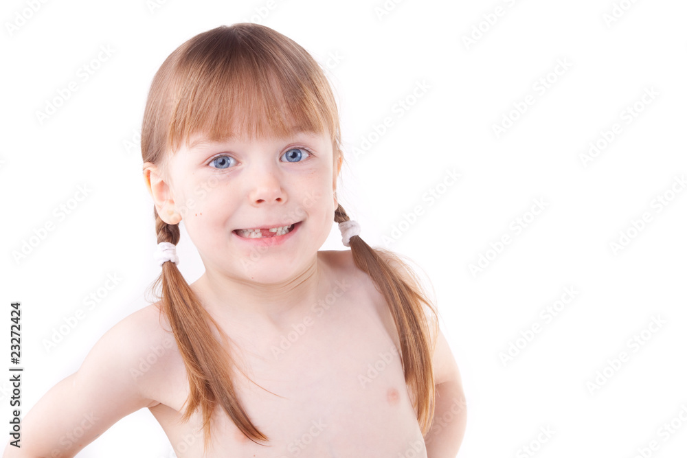 Beautiful girl portrait.