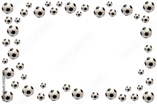 soccer ball frame photo