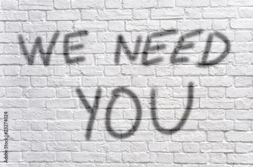 We need you graffiti