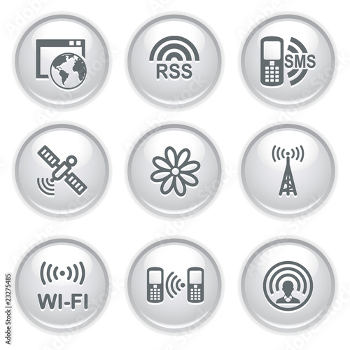 Gray web buttons 30