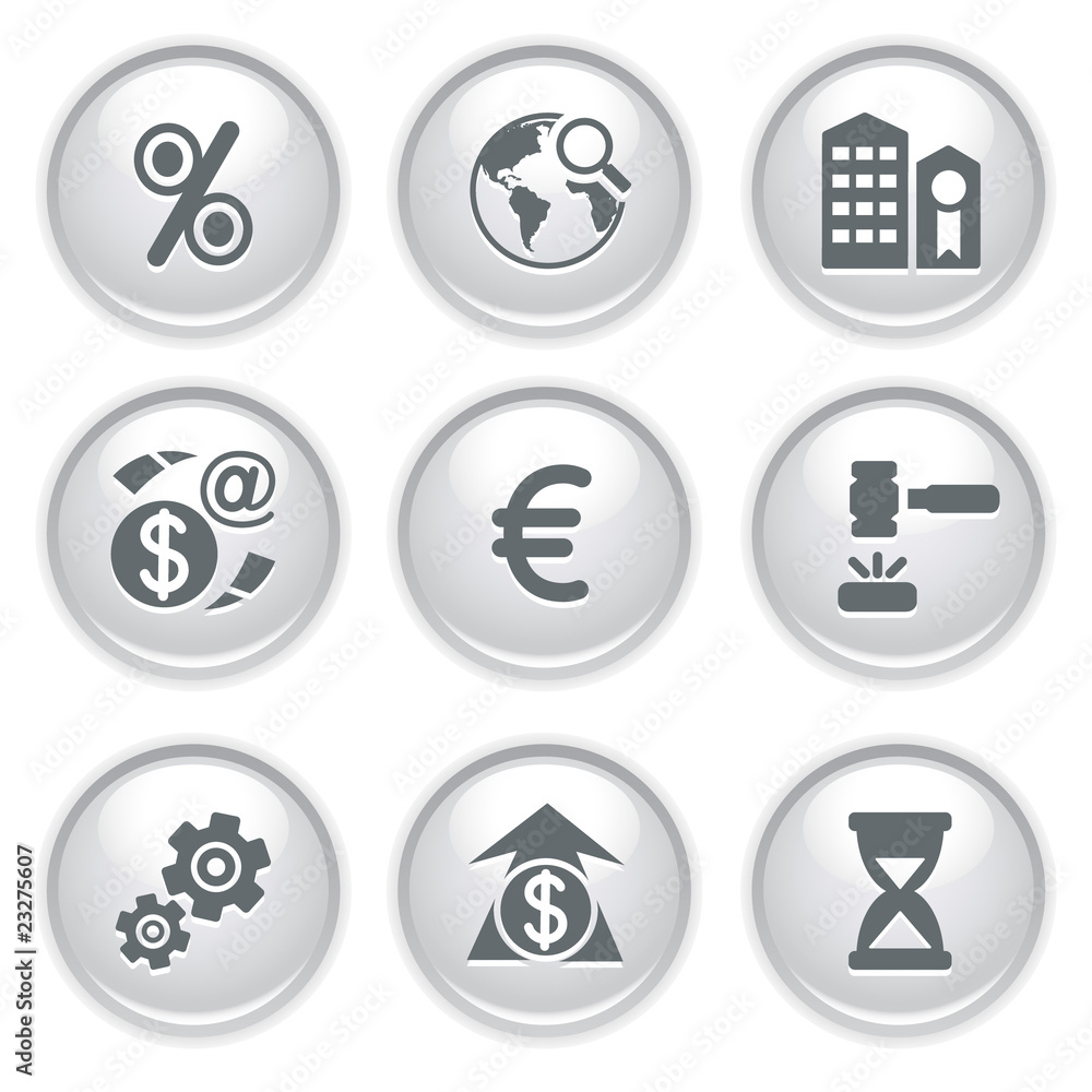 Gray web buttons 25 Gray web buttons 25