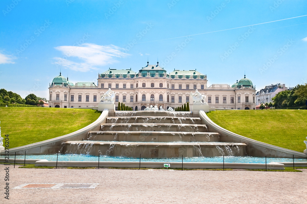 Fototapeta premium Belvedere Palace ,Vienna, Austria