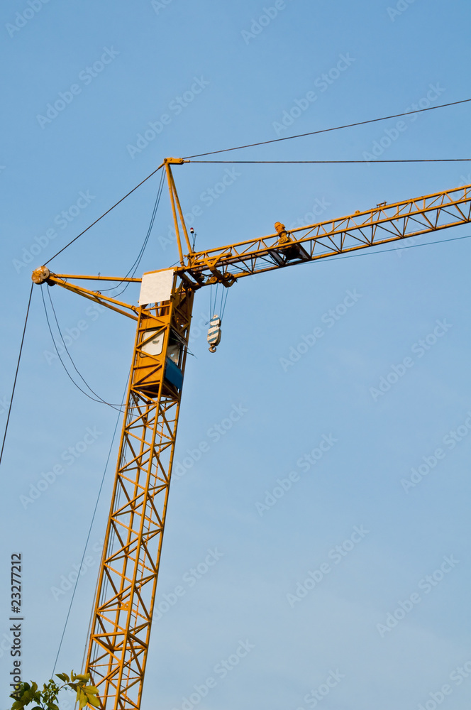 crane and sky