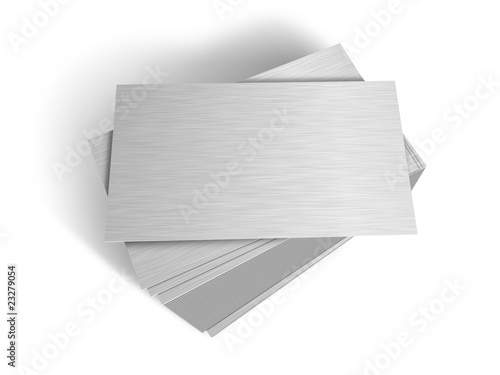 Planchas de metal apiladas