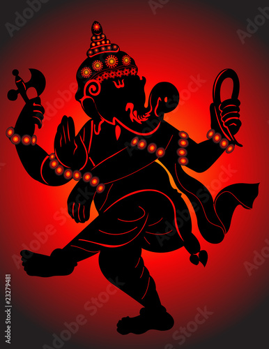 God Ganesha Dancing mode