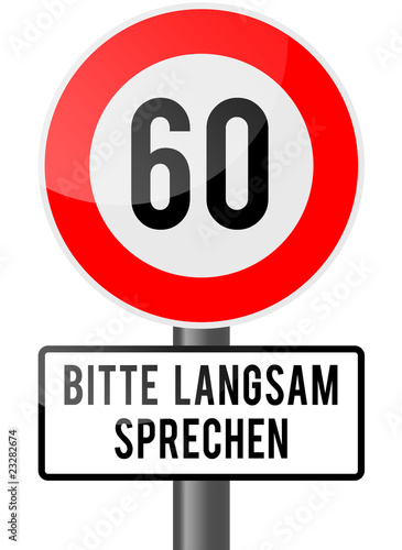60 Jahre - Bitte langsam sprechen