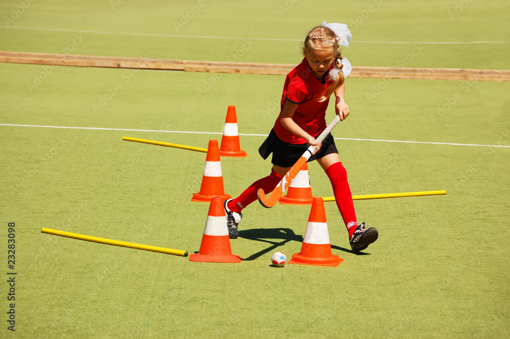 Obraz premium Field hockey competition