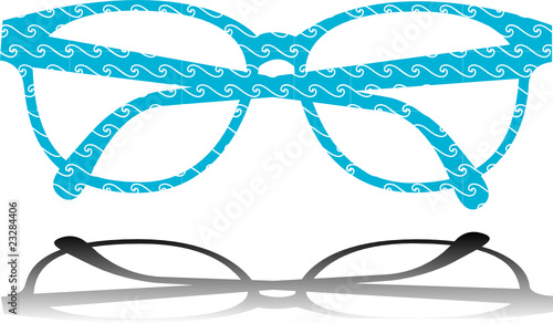 eye glasses vector