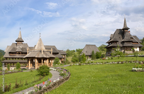 Barsana Monastery landscape view