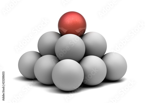 pyramid of balls