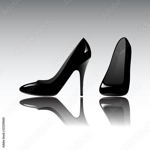 Black stilettos