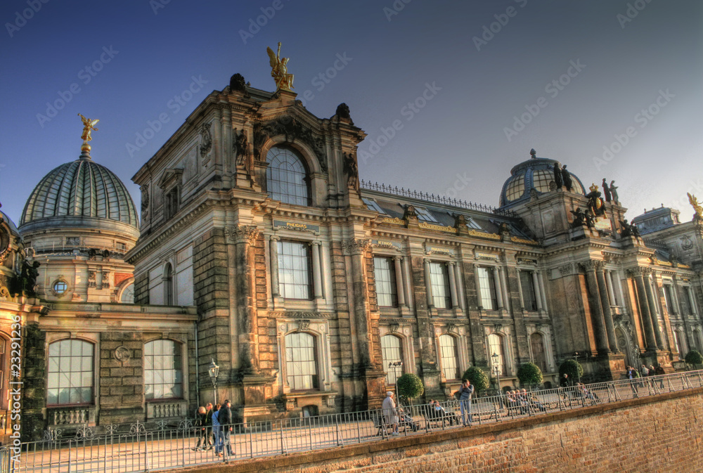 Obraz premium Dresden - Brühlsche Terrasse
