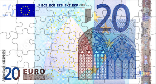 20 Euro Puzzle komplett