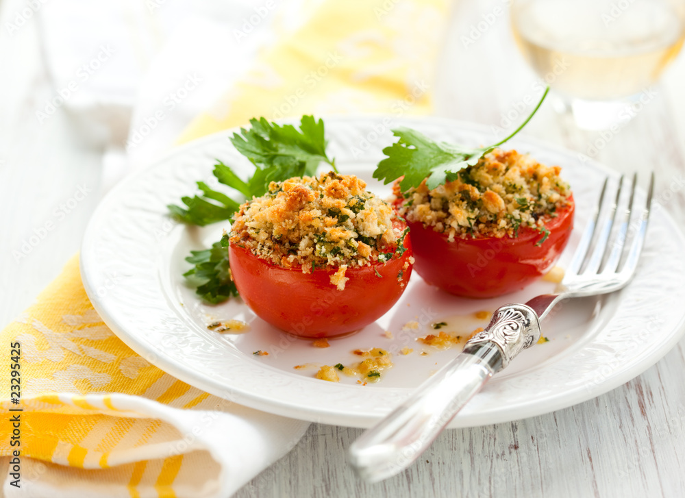 Tomatoes provencal style Tomatoes provencal style