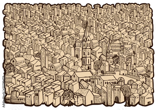 Old city map