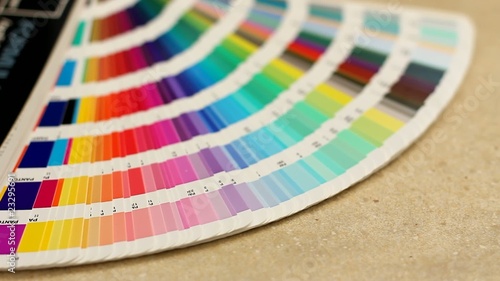 Pantone color guide sampler