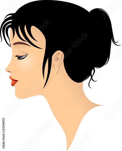 Profilo Ragazza-Jeune Fille Profil-Girl's Profile