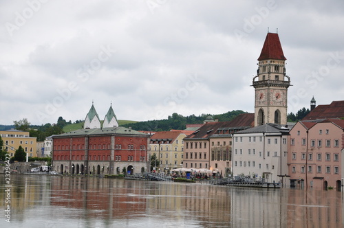 Hochwasser - Passau, Donau im Juni 2010 © Hendrik Schwartz