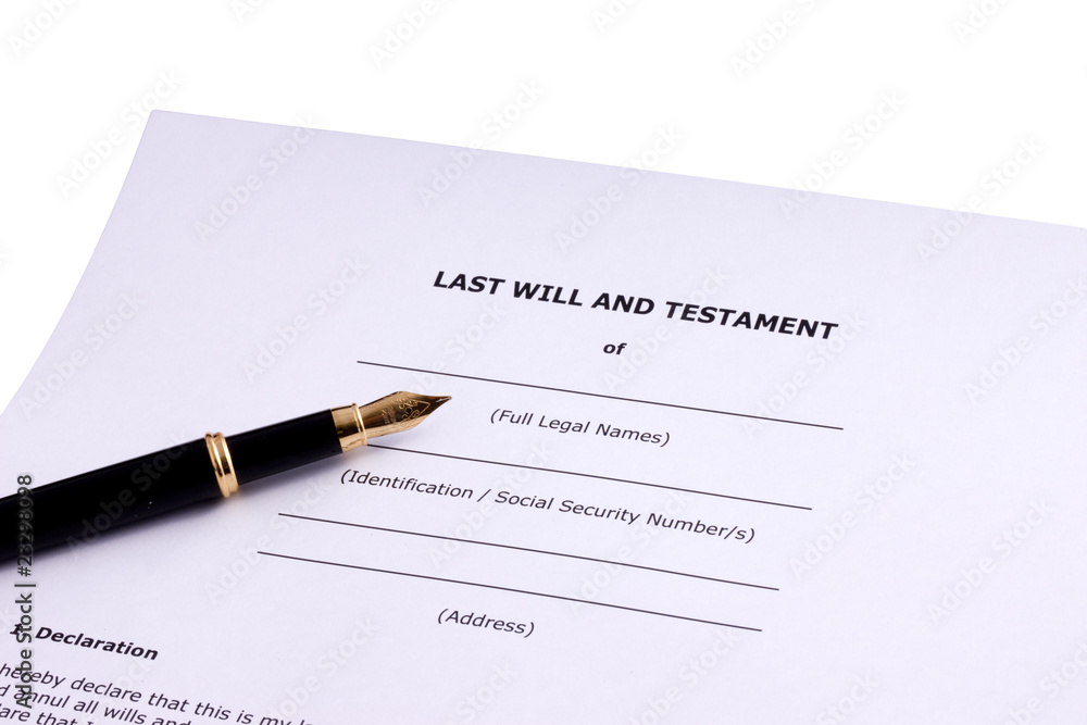 Last Will and Testament Last Will and Testament