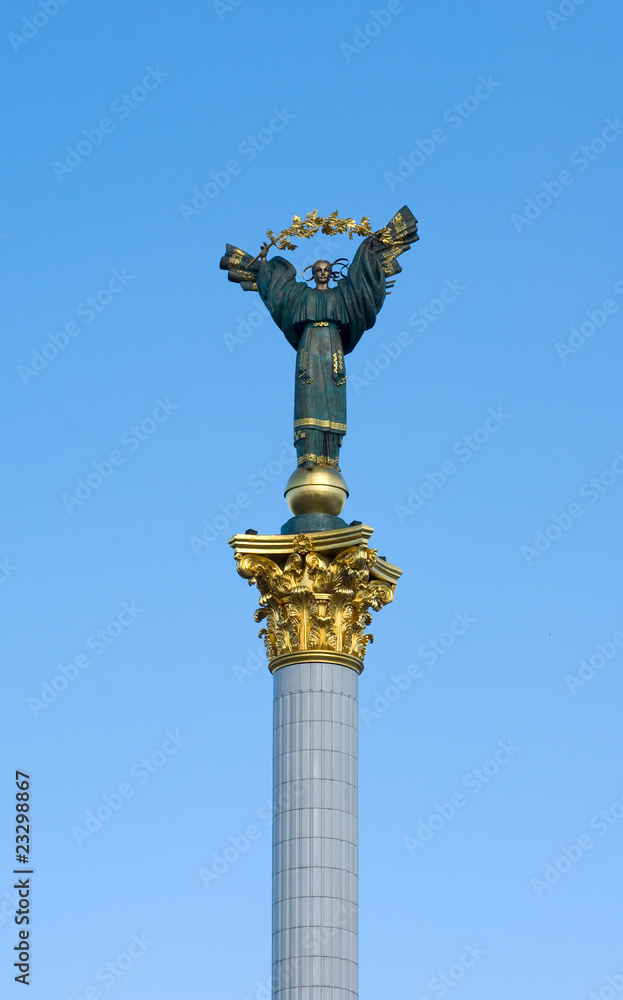 Statue of independence of Ukraine