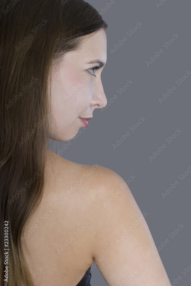 Portrait of a beautiful young woman Portrait of a beautiful young woman