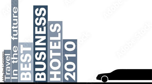 Business hotels 2010.Vector