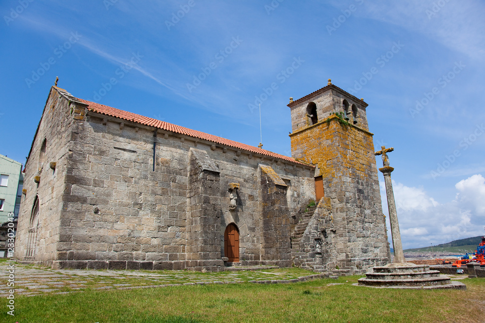 Iglesia de Laxe, La Coruña, Galicia, Spain