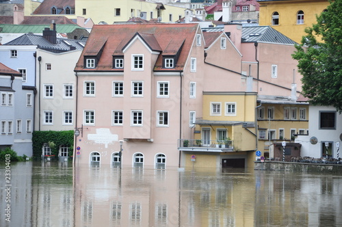 Hochwasser - Passau, Donau im Juni 2010 photo