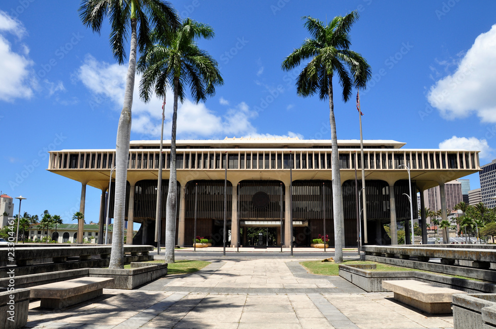 Fototapeta premium Hawaii State Capitol Building