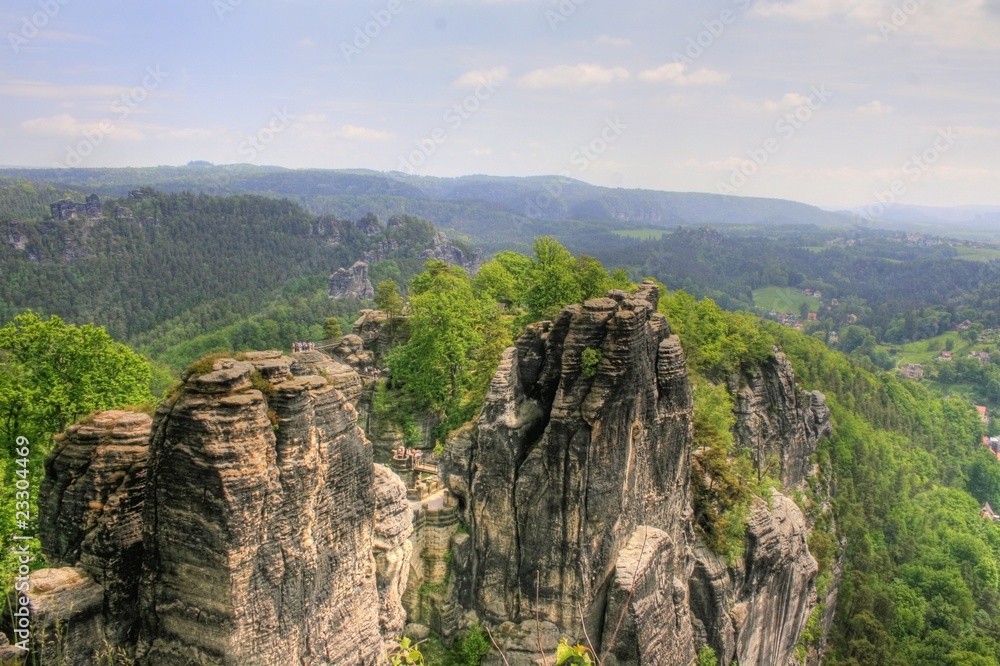 Fototapeta premium Elbsandsteingebirge / Sächsische Schweiz