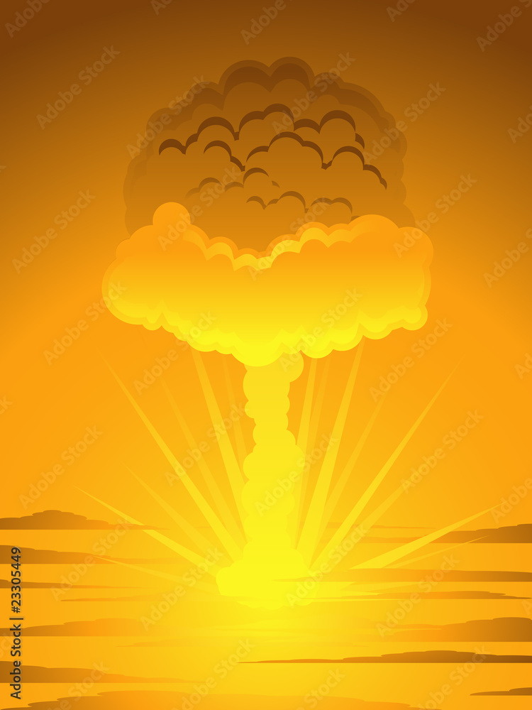 Fototapeta premium Atomic mushroom cloud