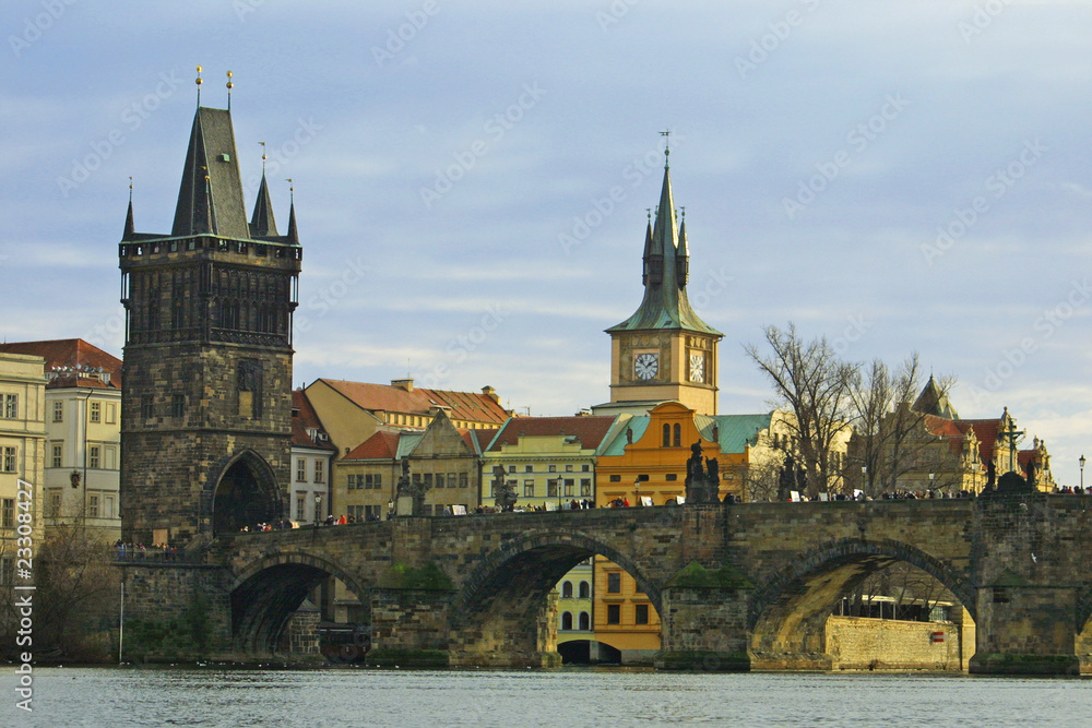 Fototapeta premium Charles Bridge in Prague, Czech Republic