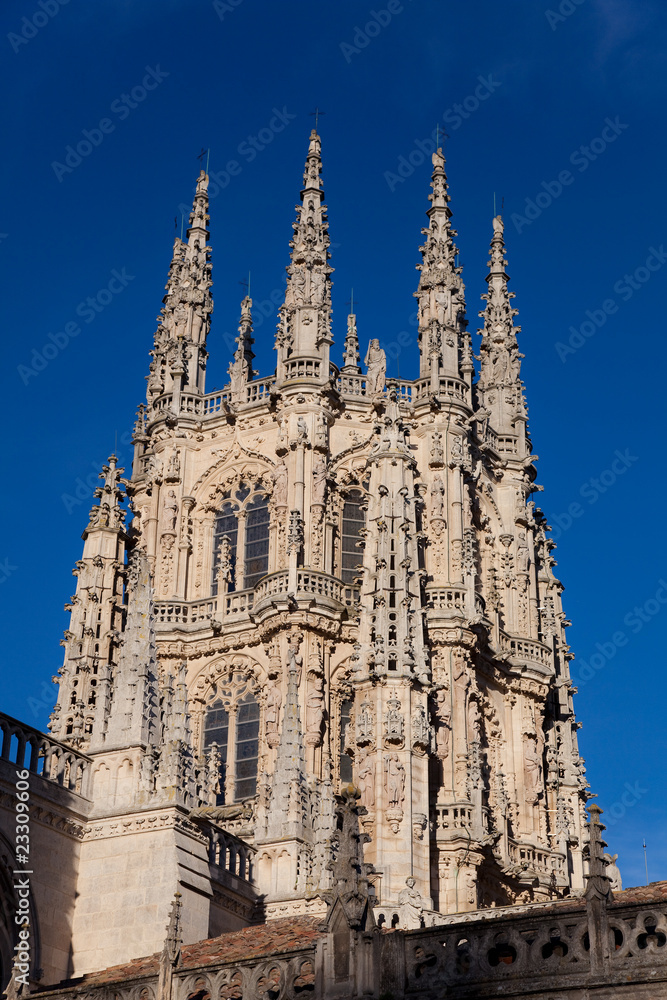 Torre de la Catedral de Burgos, Castilla y Leon, Spain