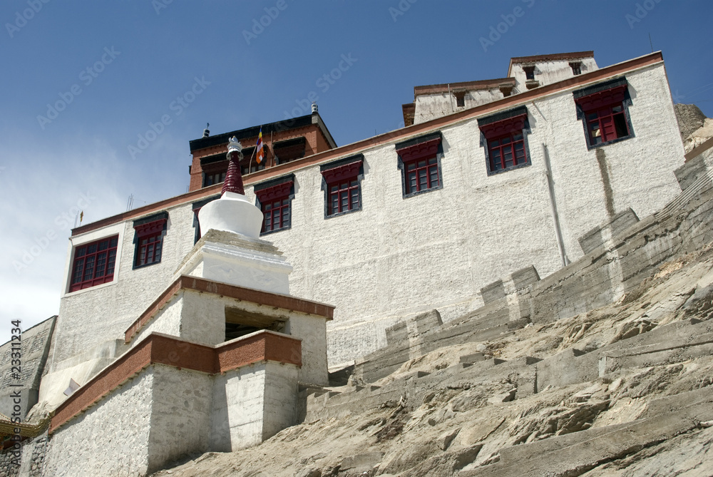 Fototapeta premium Monastery, Tiksey, Ladakh, India
