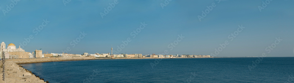 Panoramic view of Cadiz