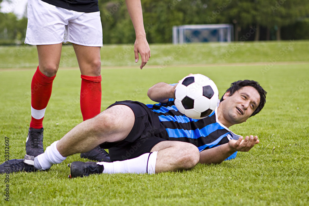 Duell im Fussball