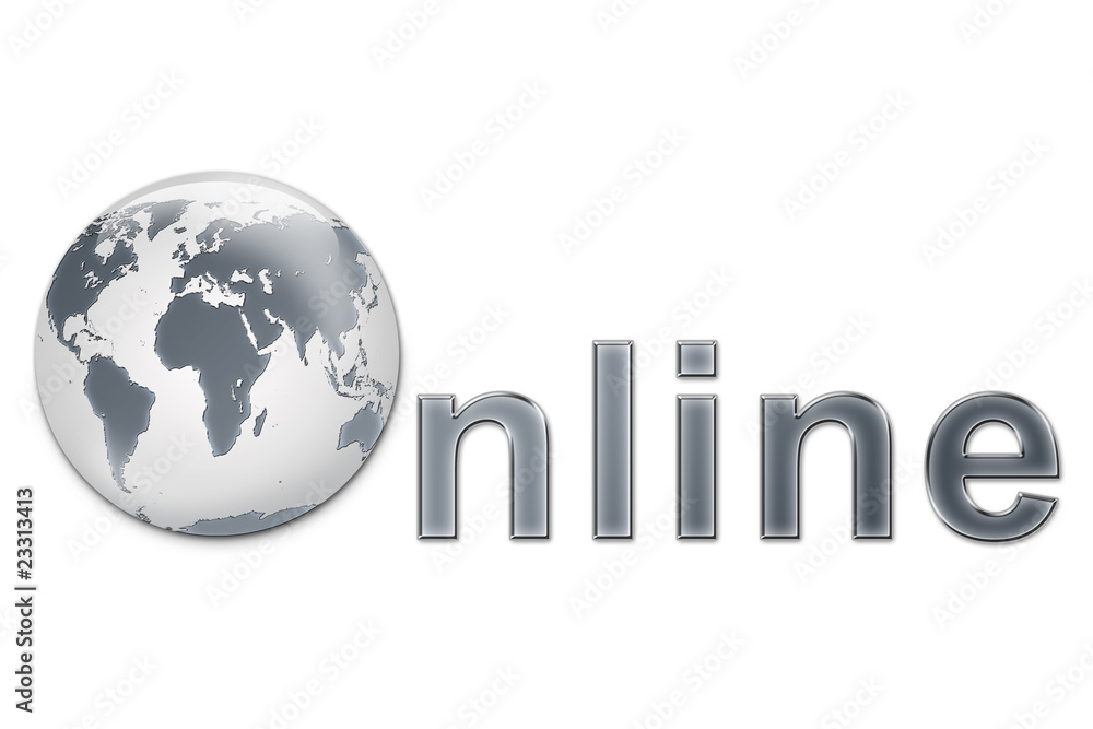 online button silber online button silber