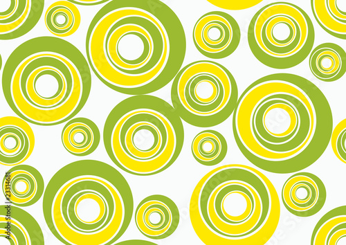 White background from circles